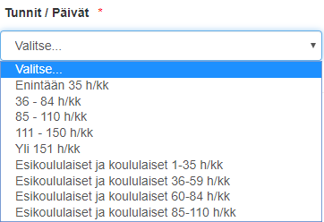 Varhaiskasvatuksen tuntiluokat