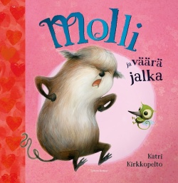 Molli ja väärä jalka -kirjan kansikuva