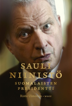 Sauli Niinistö, suomalaisten presidentti -kirjan kansikuva