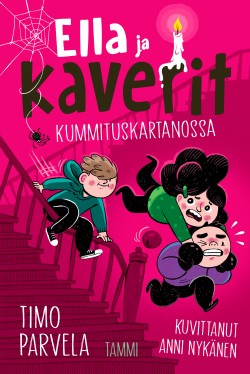 Ella ja kaverit kummituskartanossa -kirjan kansikuva
