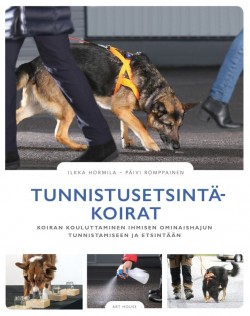 Tunnistusetsintäkoirat-kirjan kansikuva