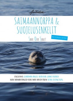 Saimaannorppa & suojelusenkelit -kirjan kansikuva