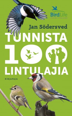 Tunnista 100 lintulajia -kirjan kansikuva