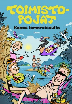 Kaaos lomareissulla -kirjan kansikuva