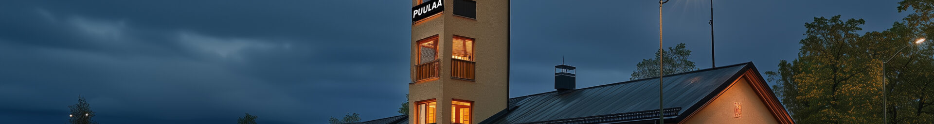 Konseptisuunnitelman paloaseman visuaalinen hahtotelma