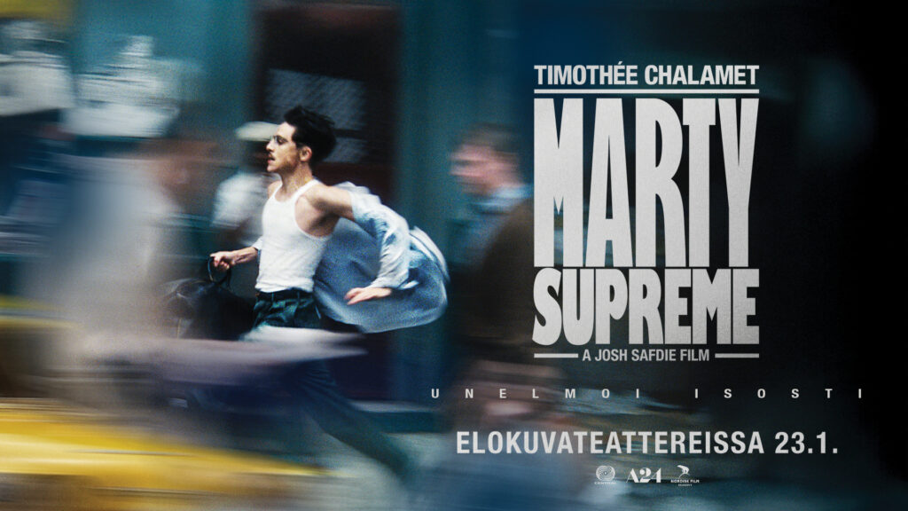 Marty Supreme -elokuvan juliste 