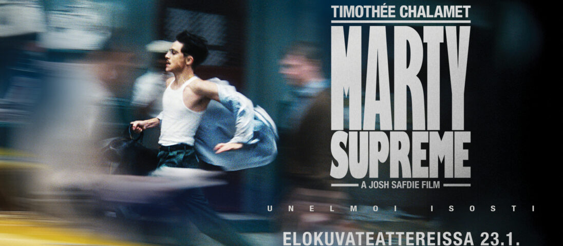 Marty Supreme -elokuvan juliste