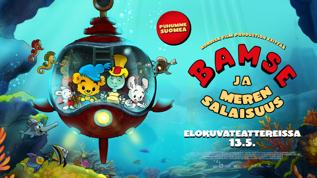 Bamse ja meren salaisuus -elokuvan juliste 
