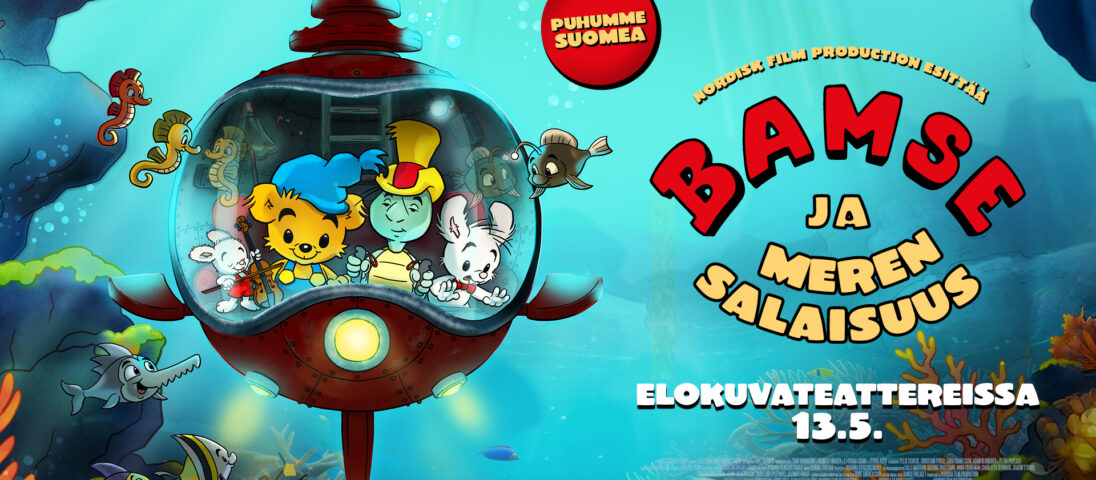 Bamse ja meren salaisuus -elokuvan juliste