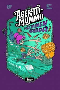 Agenttimummo ja kultainen vaippa -kirjan kansikuva