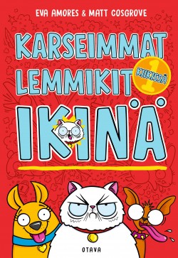 Karseimmat lemmikit ikinä -kirjan kansikuva